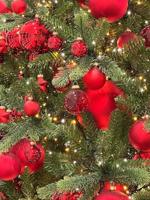 Decoris kerstballen set glas 24st kerstrood 2,5cm - thumbnail