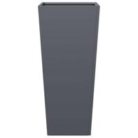 VidaXL Plantenbakken 2 st 35x35x75 cm staal antracietkleurig - thumbnail