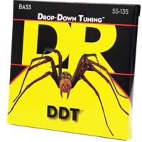 DR Strings DDT5-55 Drop Down Tuning 55-135 set 5 snaren voor elektrische basgitaar - thumbnail
