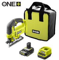 Ryobi RJS18-1C20S | ONE+18V brushless accu decoupeerzaag (incl. 1x 2,0 Ah accu & lader) - 5133006819 - thumbnail