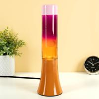 Mini lavalamp oranje roze gradient - thumbnail