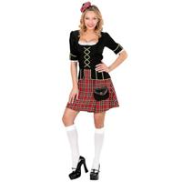 Tartan Lady Schotse Vrouw Kostuum - thumbnail