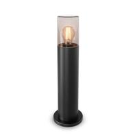 Blaze LED Sokkellamp buiten zwart - 45 cm - Padverlichting - E27 Fitting - Max. 15W - IP44 - Tuinlantaarn - Staande buitenlamp - thumbnail