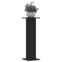 VidaXL Plantenstandaards 2 st 30x30x95 cm bewerkt hout zwart - thumbnail