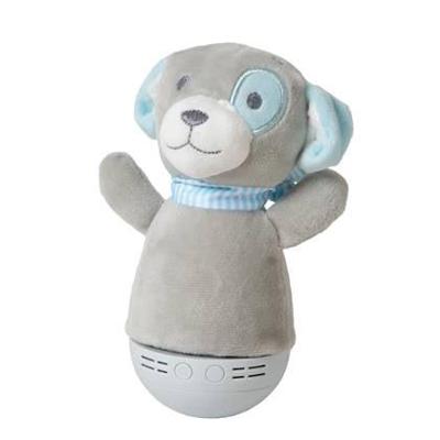 Lucide DOLLY - Tafellamp Kinderkamer - Batterijen - LED - 1x3W 2700K - Met muziekfunctie - Grijs Lucide DOLLY - Tafellamp Kinderkamer - Batterijen - LED - 1x3W 2700K - Met muziekfunctie - Grijs