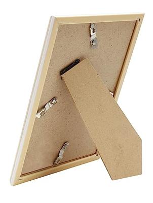 Deknudt Fotokader in lichte houtkleur met wit biesje en passe-partout 18x24 S46WG3 Deknudt Fotokader in lichte houtkleur met wit biesje en passe-partout 18x24 S46WG3