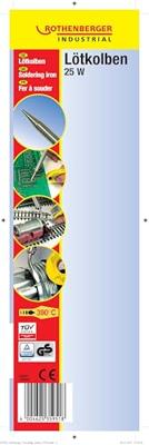 Rothenberger Rothenberger Elektrische Soldeerbout, 25 WATT - ROT035951 - thumbnail