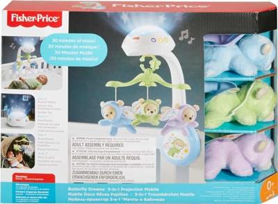 Fisher Price vlinderdromen 3in1 projectormobiel