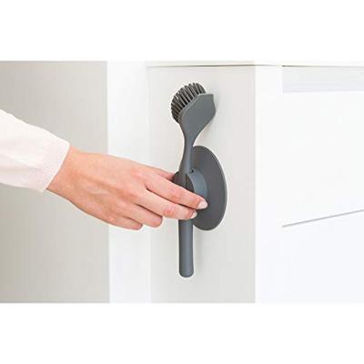 Brabantia Sinkside Afwasborstel Met Zuignaphouder - Donkergrijs