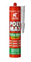 Griffon Poly Max® Afdichtingskit Fix & Seal Express Zwart Koker 425g - 6150454 - thumbnail