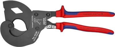 Knipex 95 32 340 SR Ratel-kabelsnijder Geschikt voor (striptechniek) Gepantserde kabel 32 mm