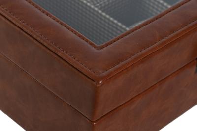 Juwelenkistje Home ESPRIT Bruin Kristal 26 x 20 x 9 cm