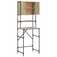 Wasmachinekast 68x48,5x194 cm sonoma eikenkleurig - thumbnail