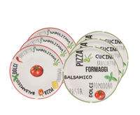 Cookinglife Pizzaborden Italia ø 30 cm - 6 stuks - thumbnail