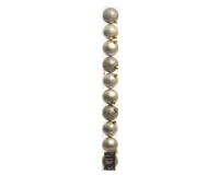 Kerstballen 6cm kunststof parel 10-dlg - thumbnail