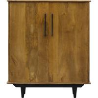 Livingfurn Opbergkast 'Ayleen' Mangohout, 108 x 90cm - thumbnail