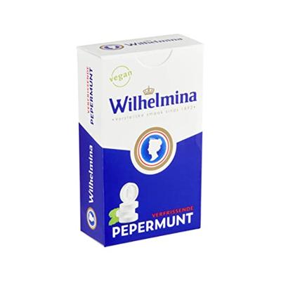 Wilhelmina pepermunt vegan doosje (12x 100gr)