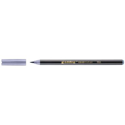 Brushpen edding 1340 zilvergrijs Brushpen edding 1340 zilvergrijs