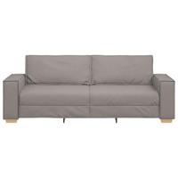 3-zitsbank Taupe 180 cm Stof - thumbnail