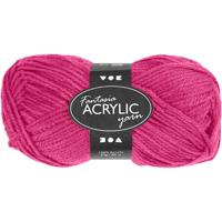 Creativ Company Acrylgaren neon - neon roze, 50gr - thumbnail