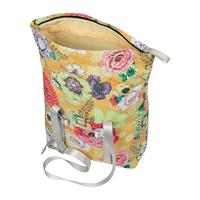 Basil bloom field fietsshopper, geel, gerecycled pet, waterdicht, verstelbare schouderriem - thumbnail
