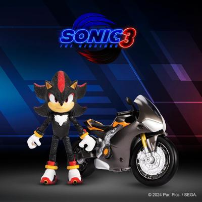 Sonic 3 the Movie Figure - Shadow With Vehicle Sonic 3 the Movie Figure - Shadow With Vehicle