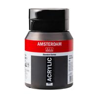 Amsterdam Standard Series Acrylverf Pot 500 ml Metallic Zwart 850 - thumbnail