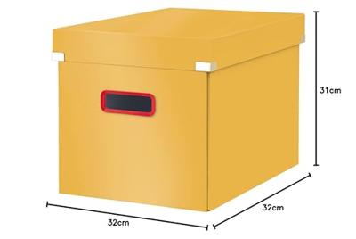 Leitz Cosy Click & Store kubus grote opbergdoos, geel