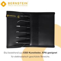 Bernstein Tools for Electronics 5-060 SMD-pinsetset 6-delig Super-spits, Sikkelspits, super-spits, Plat-rond, Spits, Plat-breed, Plat, gebogen - thumbnail