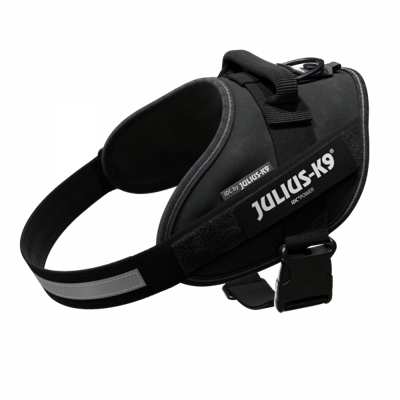Julius K9 idc power-harnas / tuig voor labels zwart