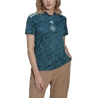 Duitsland Shirt Uit Dames 2022-2023 - Maat XS - Kleur: Groen | Soccerfanshop - thumbnail