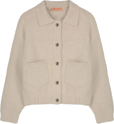 Rino - Pelle Boxy Jacket Jackets Stone