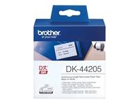 Brother DK-44205 Rol met etiketten 62 x 62 mm Papier Wit 1 stuk(s) Weer verwijderbaar DK44205 Universele etiketten - thumbnail