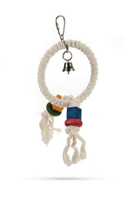 Beeztees Sirko - Vogelspeelgoed - Katoen - Middel - 28 cm