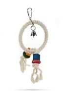 Beeztees Sirko - Vogelspeelgoed - Katoen - Middel - 28 cm - thumbnail