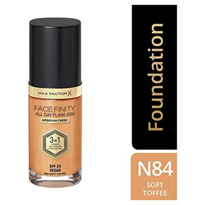 Max Factor Facefinity All Day Flawless 3 In 1 Foundation 30 ml N84 Soft Toffee Dames - thumbnail