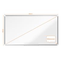 Nobo Premium Plus Widescreen magnetisch whiteboard, emaille, ft 122 x 69 cm - thumbnail