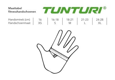 Tunturi Fitnesshandschoen Pro gel M