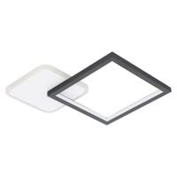 Eglo Instelbare led plafondlampGafares vierkant - zwart - 900422 - thumbnail