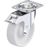 Blickle LE-PO 125KA-FI Zwenkwiel met rem Wieldiameter: 125 mm Draagvermogen (max.): 150 kg 1 stuk(s) - thumbnail