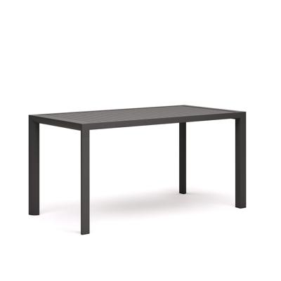 Kave Home Tuintafel 'Culip' 150 x 77cm, kleur Donkergrijs