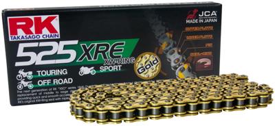 RK Chain 525 xre 100 n gold open