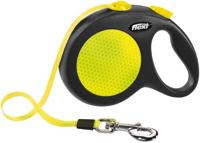 Flexi rollijn new classic neon tape zwart / geel - thumbnail
