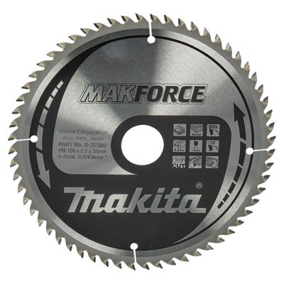 Makita Accessoires Cirkelzaagblad Hout | Makforce 190x30x2,2 60T 15g - B-32390 - B-32390 Makita Accessoires Cirkelzaagblad Hout | Makforce 190x30x2,2 60T 15g - B-32390 - B-32390
