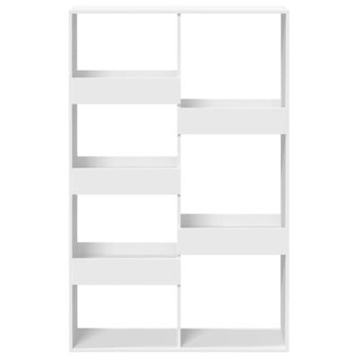 Boekenkast 100x33x155,5 cm bewerkt hout wit