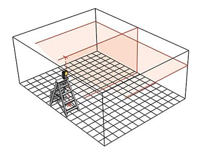 STABILA LAX 300 kruislijnlaser rood - 18327 - thumbnail
