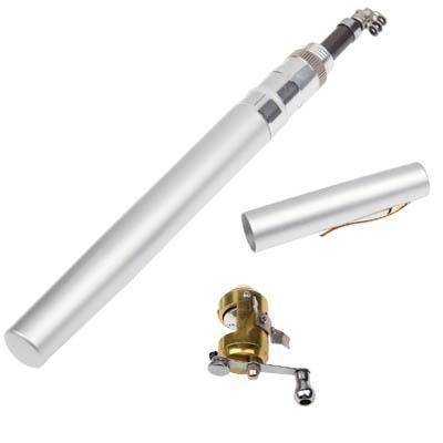 Pen stijl hengel (zilver)
