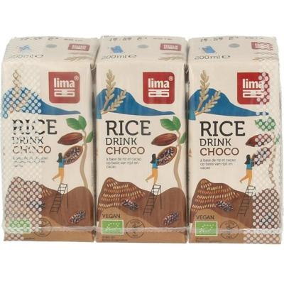 Rice drink choco calcium 200ml bio Rice drink choco calcium 200ml bio