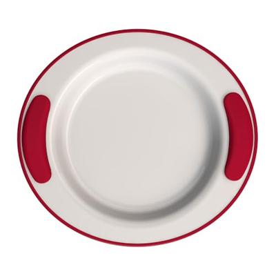 Ornamin Warmhoudbord wit/rood