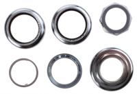 Gazelle balhoofdstel chroom impala 1" - thumbnail